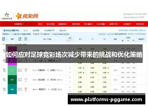 如何应对足球竞彩场次减少带来的挑战和优化策略